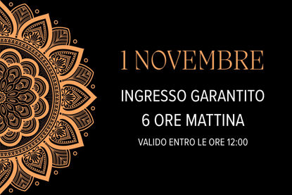 Asmana - ingresso garantito 1 Novembre 6 ore mattina Asmana - ingresso garantito 1 Novembre 6 ore mattina
